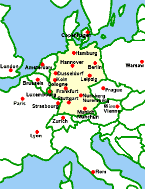 Airport map Europe 290-9,  2000 WHO